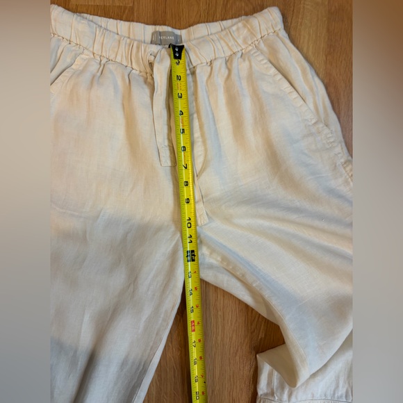 Everlane Bone Color The Linen Pull-On Barrel Pant Size S - Picture 6 of 11